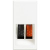 Priza audio boxe cu clips Axolute Bticino 1M alb HD4294