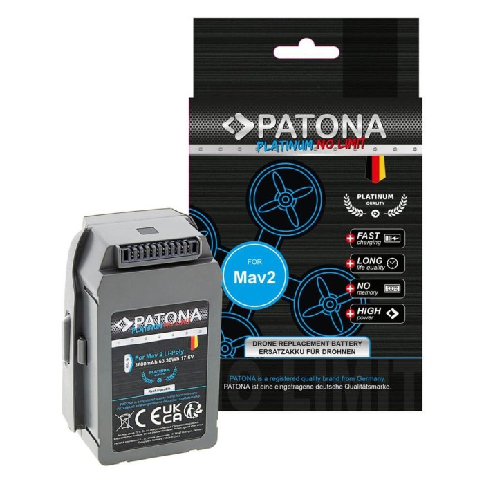 Acumulator replace Patona Platinum pentru DJI Mavic 2, DJI Mavic 2 Pro, DJI Mavic Zoom 2 - 6755