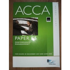 ACCA - F5 Performance Management