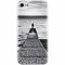 Husa silicon pentru Apple Iphone 7, Abstract Dock Man Grey