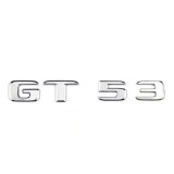 Emblema GT 53 spate portbagaj Mercedes, chrom