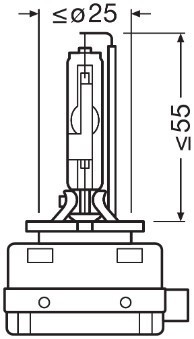 Bec Xenon 42V D3s Xenarc Night Breaker Laser Nextgen Osram 148087 66340XNN foto