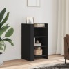 Gossi dulap, negru, 45x35x75 cm, lemn prelucrat
