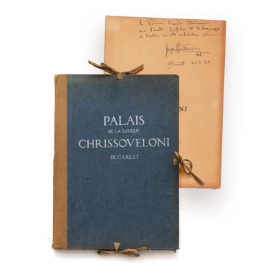G. M. Cantacuzino, Palais de la Banque Chrissoveloni, 1929, exemplar numerotat, cu dedicație pentru Alexandru Slătineanu foto