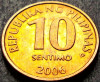 Moneda 10 SENTIMO - FILIPINE, anul 2006 *cod 1462 B, Asia