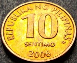 Moneda 10 SENTIMO - FILIPINE, anul 2006 *cod 1462 B, Asia