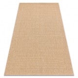 Covor TIMO 5979 sisal exterior cadru bej &icirc;nchis, 240x330 cm