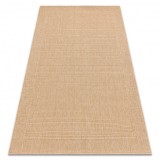 Covor TIMO 5979 sisal exterior cadru bej &icirc;nchis, 280x370 cm