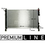 Radiator intercooler Mercedes A-Klasse (W169) 2004-2012, B-Klasse (W245) 2005-2011, 650x406x16mm, MAHLE 5006081X