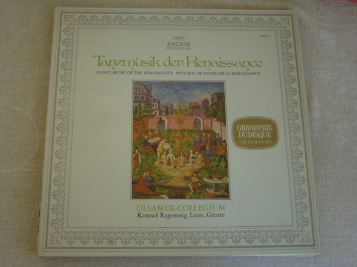 Dance Music Of The RENAISSANCE - LP Vinil ARCHIV PRODUKTION