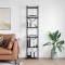 vidaXL Bibliotecă Stejar negru 40 x 30 x 188 cm Lemn compozit 868347