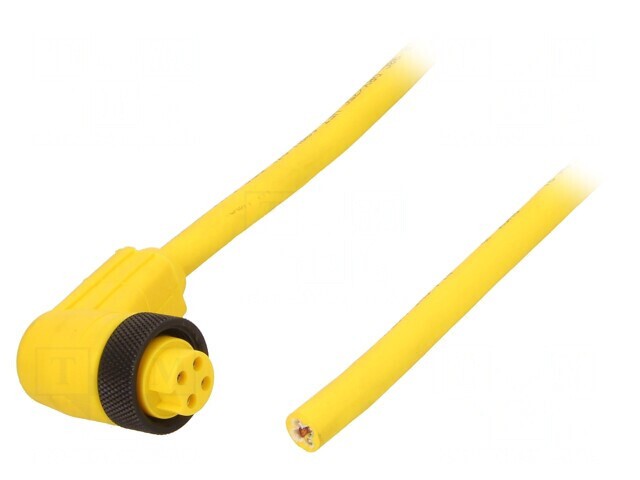Cablu de conectare 7/8&rdquo; 4 pini unghi 3m