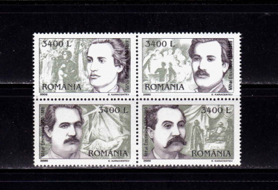 RO 2000 LP 1502 &amp;quot;150 ani n. Mihai Eminescu&amp;quot; , serie ,MNH foto