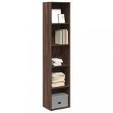 Bibliotecă, stejar maro, 40x30x189 cm, lemn prelucrat