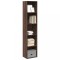 Gossi biblioteca, stejar maro, 40x30x189 cm, lemn prelucrat