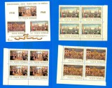 ROMANIA 1968. LP 687/ LP 688. Semicentenarul Unirii. Blocuri de 4., Nestampilat