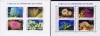 ROMANIA 2001/2002 LP 1570 a LP 1577 a CORALI SI ANEMONE BLOCURI DE 4 MARCI MNH, Nestampilat