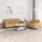 vidaXL Set canapea 2 piese, maro, catifea 3202021