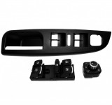 Set Maner Usa Interior Sofer + Bloc Comenzi Geamuri + Buton Reglaj Oglinzi Compatibil Volkswagen Jetta 3 2005-2010 1K4868049C Negru + 5ND 959 857 + 5N, General