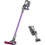 Aspirator vertical Jimmy H8 Pro, 500W, 160W putere aspirare, autonomie 70 min, 0.5L, multi-suprafete, HEPA, gri/roz