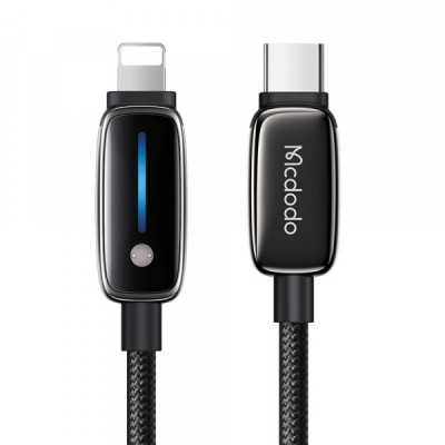 Cablu Date si Incarcare USB-C - Lightning McDodo CA-0050, 36W, 1.2m, Negru foto