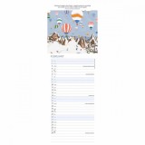 Calendar de perete 2025 - Slim - Breathe | Carousel