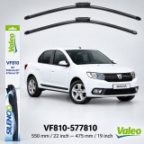 Cumpara ieftin Set Ștergătoare Parbriz pentru Dacia Logan II 2012-2020 | VALEO VF810