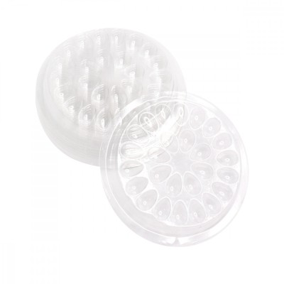 Set suport adeziv pentru extensii gene, 10 bucati, transparent foto