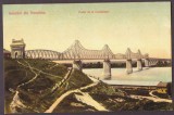 3353 - CERNAVODA, Dobrogea, Bridge Carol I, Romania - old postcard - unused, Necirculata, Printata