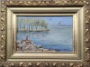 George RUSSU (1880-1977)-Pescar &icirc;n Delta Dunării, pictură &icirc;n ulei, Peisaje, Realism