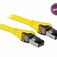 Cablu de retea RJ45 Cat.8.1 S/FTP 1m (GHMT certificat), Delock 86581