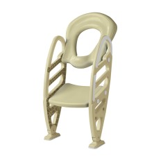 Reductor WC pentru copii cu scarita pliabila, ergonomic, Verde Eco