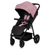 Carucior sport Lionelo Mira, roz, maner 5 pozitii, spatar reglabil, pana la 22 kg