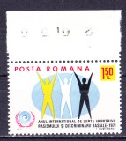 TSV$ - 1971 LP 755 ANUL INTER LUPTA IMPOTRIVA RASISMULUI DISCRIMINARII MNH/**LUX, Nestampilat
