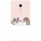Husa silicon pentru Xiaomi Remdi Note 4X, Cat And Snowman