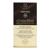 Cumpara ieftin Vopsea de par My Color Elixir, Light Brown Copper N5.4, 155 ml, Apivita