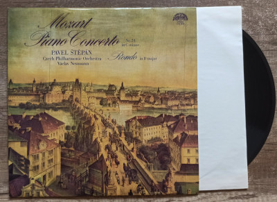 Mozart, Piano Concerto, no 24 in C minor, Rondo in D Major// disc vinil foto