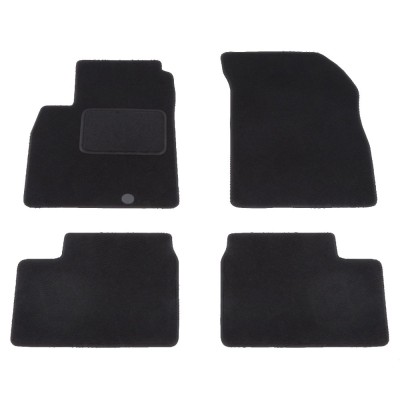 Set covorase auto mocheta Velor NISSAN MICRA (K13), 10.2010-06.2017, negru, foto