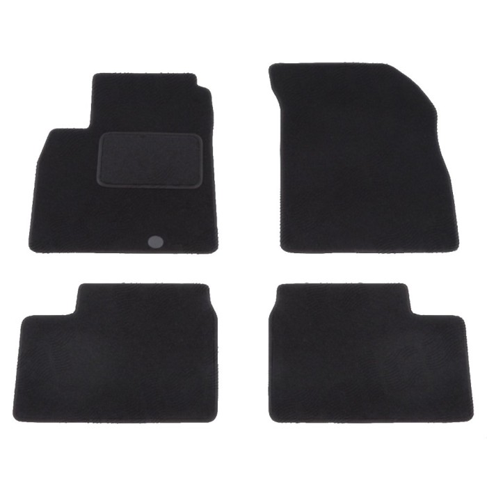 Set covorase auto mocheta Velor NISSAN MICRA (K13), 10.2010-06.2017, negru,