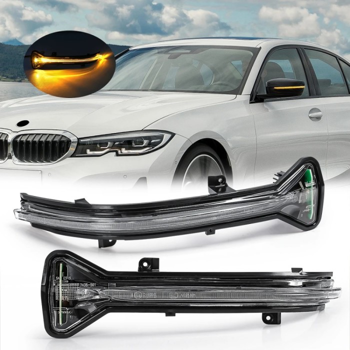 Semnalizari Dinamice Oglinzi, pentru BMW Seria 3 G20, G21