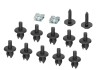 Clema, clips fixare carenaj Daewoo Lanos (Klat/T100) Sedan/Hatchback; Fiat Croma (194); Opel Agila (H00/Hb), Astra F, Astra G, Corsa/Combo B, Corsa/C, Rapid