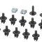Clema, clips fixare carenaj Daewoo Lanos (Klat/T100) Sedan/Hatchback; Fiat Croma (194); Opel Agila (H00/Hb), Astra F, Astra G, Corsa/Combo B, Corsa/C
