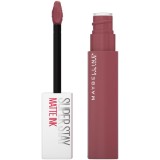 Ruj de buze rezistent la transfer, Maybelline, Superstay Matte Ink, 175 Ringleader, 5 ml