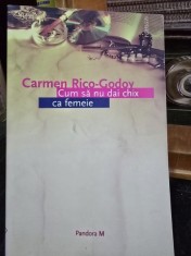 CUM SA NU DAI CHIX CA FEMEIE - CARMEN RICO GODOY foto