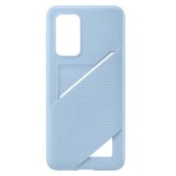 Husa Samsung EF-OA336TLEGWW Card Slot Cover Arctic Blue, TPU mat, pentru Samsung Galaxy A33 5G