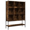 Biblioteca, stejar fumuriu, 102x30x141,5 cm, lemn prelucrat