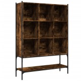 Biblioteca, stejar fumuriu, 102x30x141,5 cm, lemn prelucrat