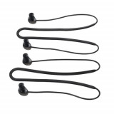 Set 2 Curele pentru casti Samsung Galaxy Buds Pro, Kwmobile, Negru, Silicon, 56874.01