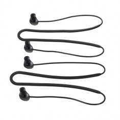 Set 2 Curele pentru casti Samsung Galaxy Buds Pro, Kwmobile, Negru, Silicon, 56874.01