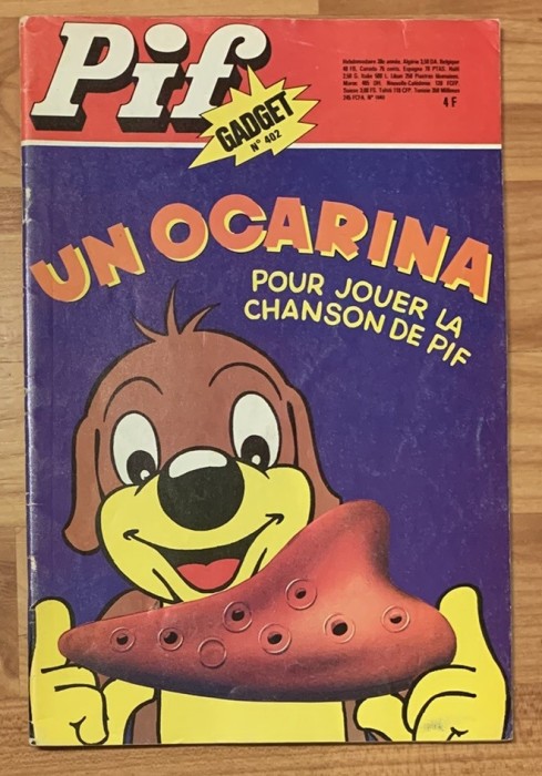 Revista Pif Gadget, nr. 402 (noiembrie 1976). In limba franceza